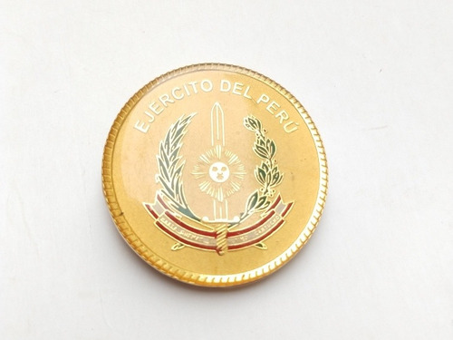 Moneda Souvenir Ejército Del Perú 