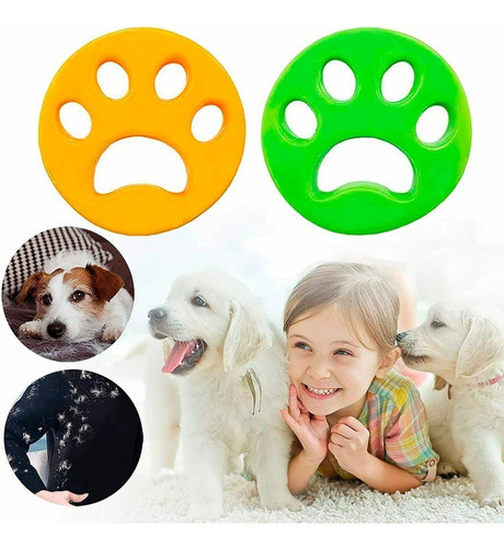 Removedor De Pelo Mascota Atrapa Pelusa Lavadora Bolas 8 Pcs