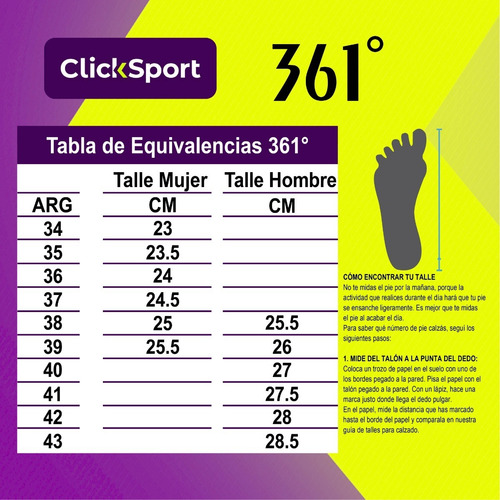 Imagen 6 de 6 de Zapatillas 361° Basquet Hombre Ms Basketball Bco-cte Cli