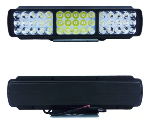 Neblinero De 45 Led Para Auto O Moto Barra De 3 Placas A 12