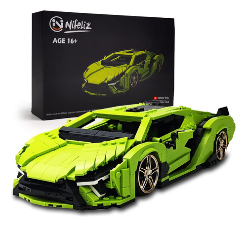 Nifeliz Mini Sai Sports Car Moc - Bloques De Construccin Y J