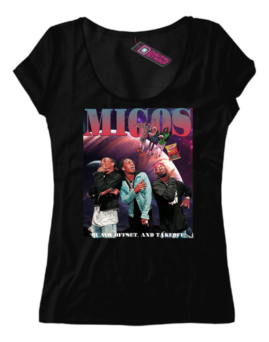 Remera Mujer Migos Quavo Offset Takeoff Trap Raphiphop Rh22