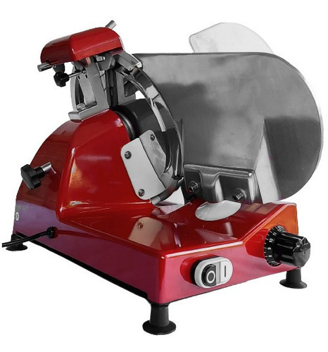 Imagen 2 de 5 de Cortadora Fiambre Nura 275 Mm Cuchilla Acero Inox Italiano