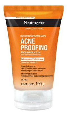 Exfoliante Facial Neutrogena Acne Proofing 100gr 