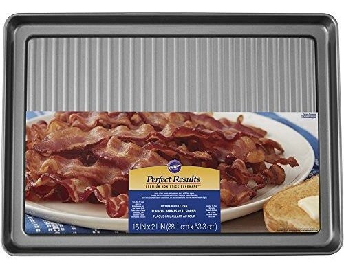 Plancha Antiadherente Y Sartén Para Tocino, 15 X 20 Pu...