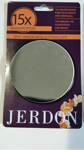 Jerdon Black Spot Mirror - Espejo De Maquillaje De 3 Pulgada