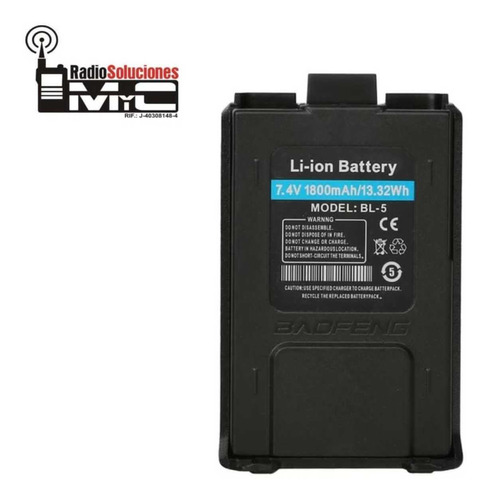 Bateria Para Radio Baofeng Uv-5r Series Standart
