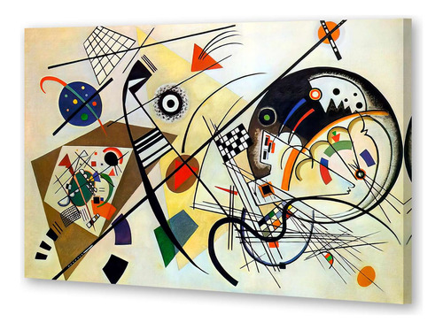 Cuadro 16x24cm Kandinsky Transverse Line Transversal