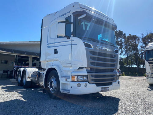 Imagem 1 de 19 de Scania R440 Streamline 2017 6x2 Branca Scania 440 6x2 Volvo