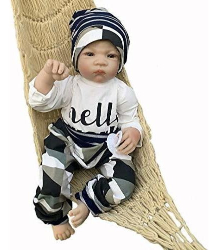 Hi 20 Inch Realista Reborn Baby Doll  Soft Weighted Sim...