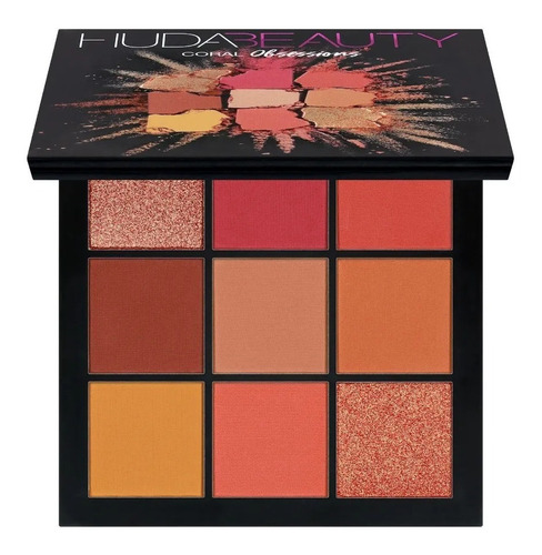 Huda Beauty Paleta De Sombras Coral Obsessions Original