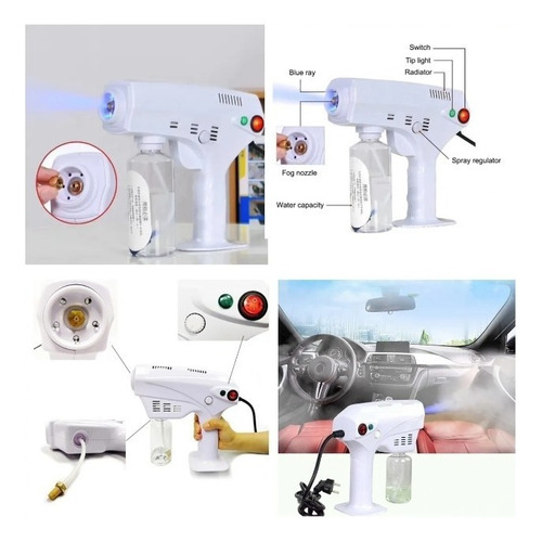 Imagen 4 de 5 de Pistola Vaporizadora Sanitizante Desinfectante