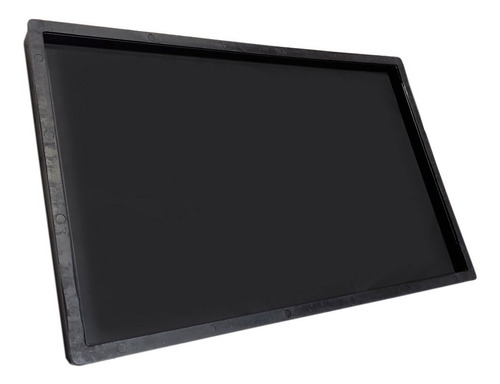 Moldes Placas Anti Humedad Liso 30 X 50 Color Gris Oscuro