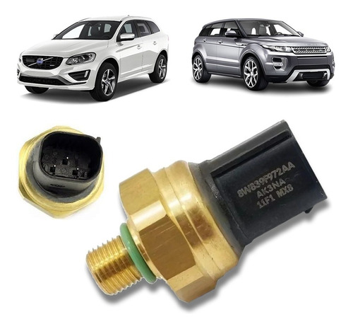 Sensor De Pressão Do Combustível Volvo Xc60 2.0 8w839f972aa