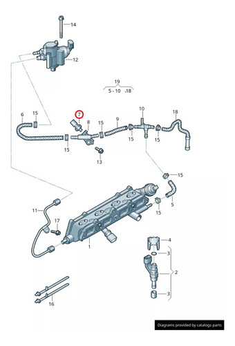 Sensor De Presion Para Gasolina Audi Vw 03c906051a