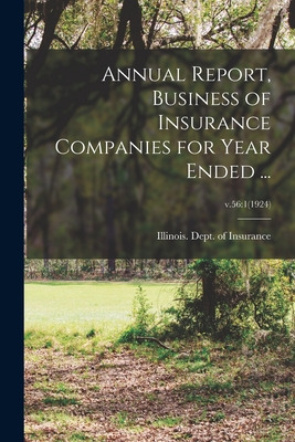 Libro Annual Report, Business Of Insurance Companies For ...