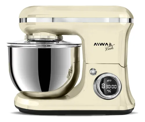 comprar Batidora De Pie Planetaria Digital 3 En 1 Aiwa 5,2 Lts 1200w