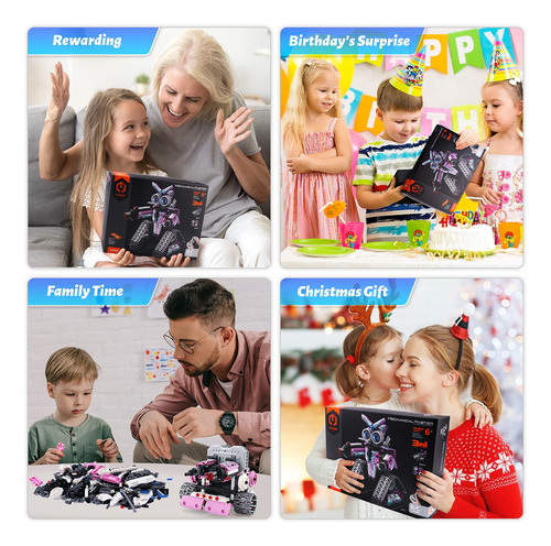 Kit De Construcción De Robot Control Remoto Para Niñas De 8