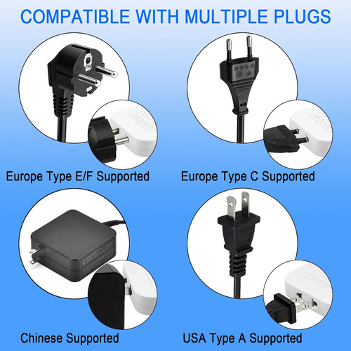3 Adaptador Enchufe Multiple 10a 180 Grados Plano Universal