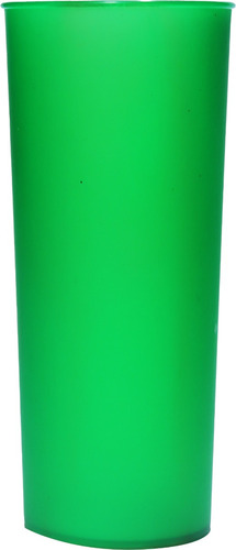 Kit 300 Copos Ecológicos Long Drink 350ml - Novidade! Cor Verde