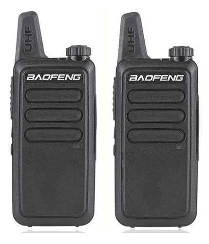 Par De Radios Baofeng Bf-r5 5w Usb Carga Rápida 400-470mhz