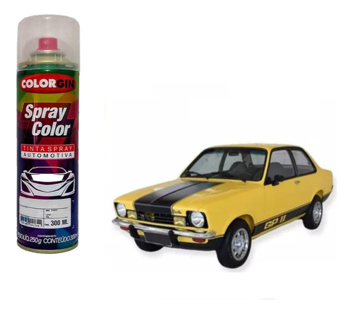 Tinta Spray Automotiva Amarelo Lotus Gm 300ml Brilhante