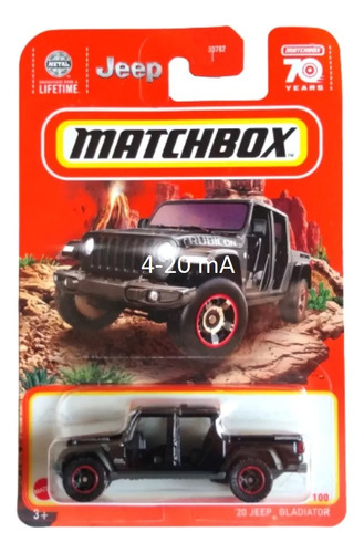 Matchbox 20 Jeep Gladiator Rubicon