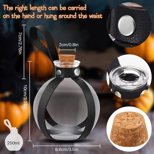 2 Piezas Botella De Poción De Corcho Accesorios De Cos...