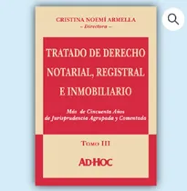 Comprar Tratado De Derecho Notarial Registral E Inmobiliario Tomoiii