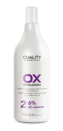 Ox Reveladora 20 Volumes 900ml Quality Cosméticos