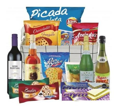 Canasta Navideña Caramba Tela Semi Rigida 2020