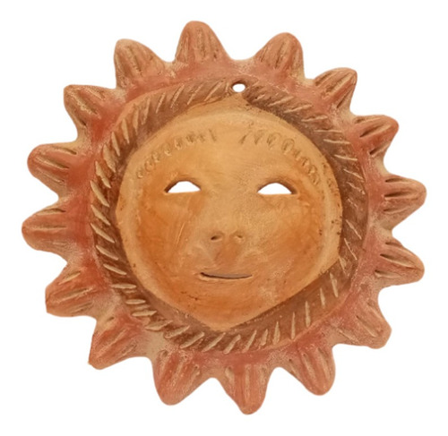 Sol Inca De Ceramica Hecho A Mano Arte Decoracion Hogar 22cm
