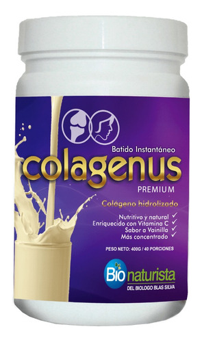 Colageno Premium Tipo I Italiano Proteína Superior 97% 400gr