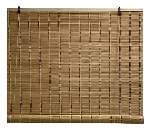 Cortina Persiana Roller Enrollable De Bambú 60x120 Cm