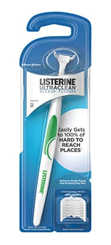 Listerine Ultraclean Access Flosser 8 Cabezas, Cuidado Bucal