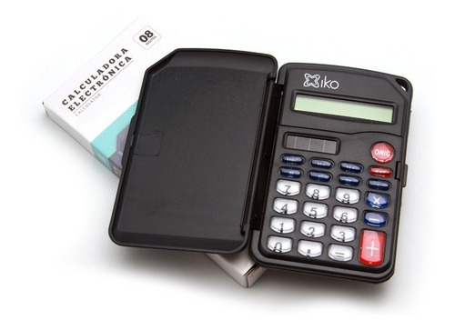 Imagen 4 de 6 de Calculadora Portatil De Bolsillo Con Tapa 8 Digitos