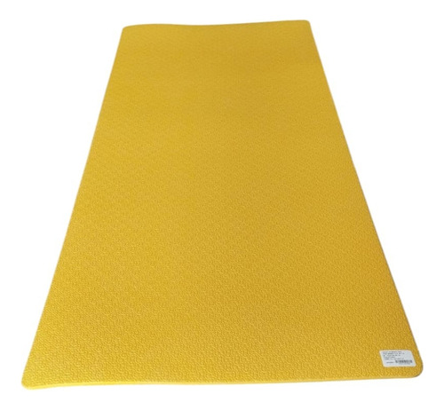 Tapete Yoga Pilates Fitness Ejercicio 8 Mm Yesh Market Color Amarillo-mango