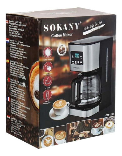 Cafetera Con Panel Digital Diseño Moderno