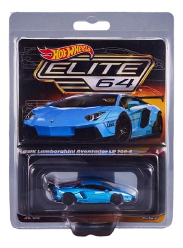 Hot Wheels Lamborghini Aventador Elite 64 Red Line Club Rlc (Reacondicionado)