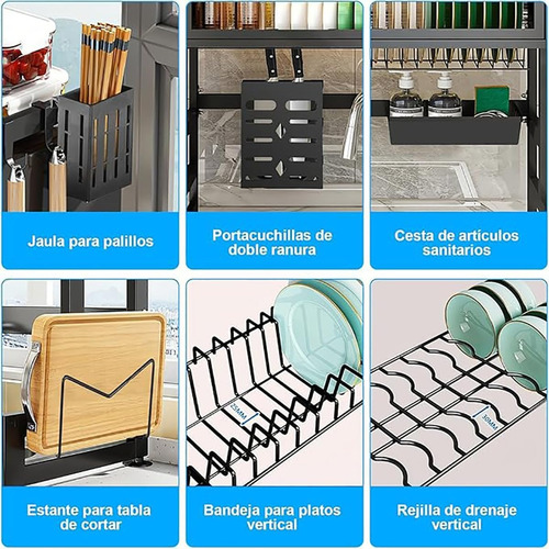 Escurreplatos Para Escurridor Sobre Fregadero Con Puerta