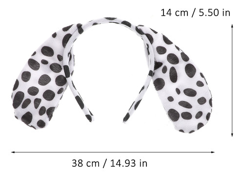 2 Diademas De Animales Para Cosplay Con 2 Pajaritas Y 2 Cola