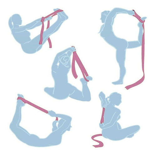 Imagen 6 de 9 de Kit 2 Yoga Block Ladrillo Eva+ Cinturón Elongación Binderfit