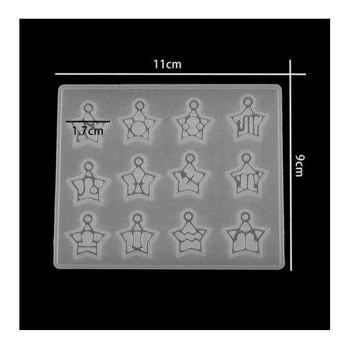 Molde De Silicon Diseño De Dije Constelaciones Signos