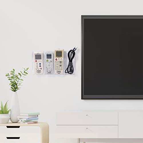 Organizador De Pared Acrílico Con 4 Compartimentos Y Soporte