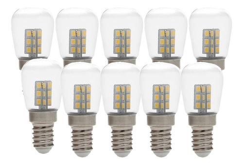 10 Uds E14 Led Mini 3w Refrigerador/refrigerador Bombilla