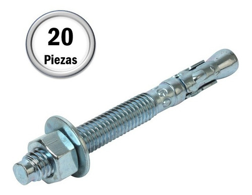 20 Anclas Arpón De 5/8 - 11 X 6