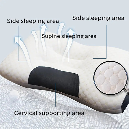 Set De 2 Almohadas Memory Foam Gel Cómoda Suave Ajustable