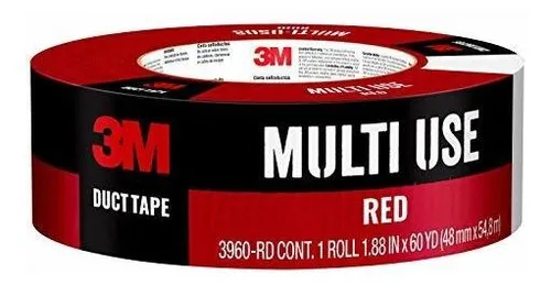 Cinta Adhesiva Roja 3m -rd, 60 Yardas