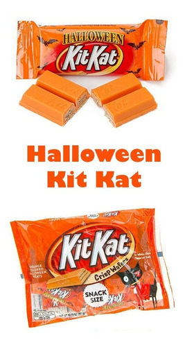 Kit Kat Halloween Chocolate Blanco Naranja Edición Limitada