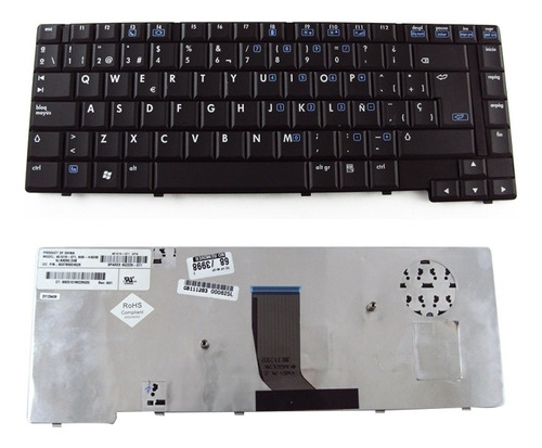 Teclado Hp Compaq 8510 8510p 8510w 8710w 8710 Elitebook Busi